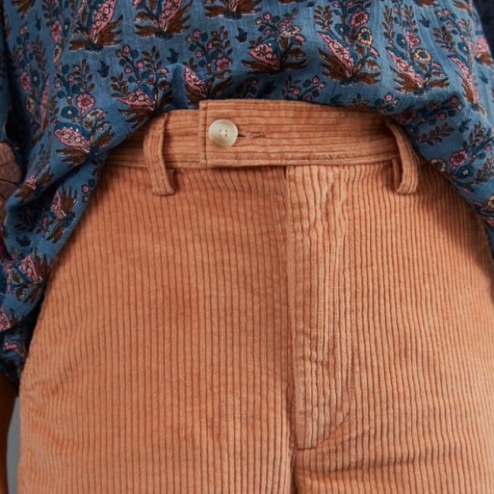 Anthropologie Levi’s Corduroy Pants Size 29 Math Club Cropped New with Tags pink - Picture 3 of 16